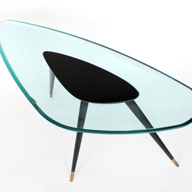 Max Ingrand low Coffee or Cocktail table manufactured by Fontana Arte Milan, c1959.