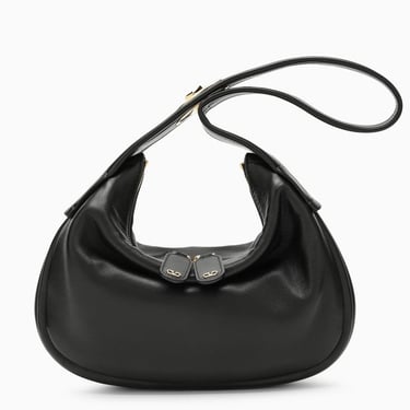 Valentino Garavani Small Go-Hobo Bag In Black Leather Women