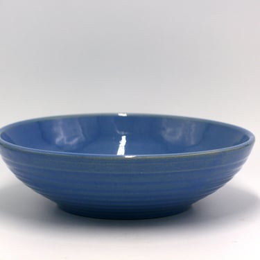 vintage Bauer pottery blue bowl 