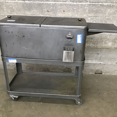 Metal Cooler on Cart (Seattle)