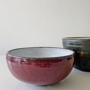 Rare Raul Coronel signed planter studio pottery american vintage vase bowl 