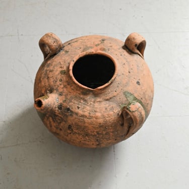 antique french terracotta water vessel