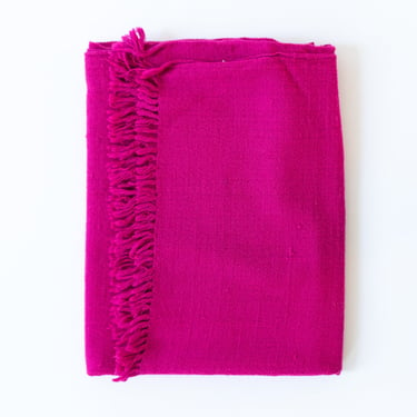 Solid Scarf in Vivid Pink
