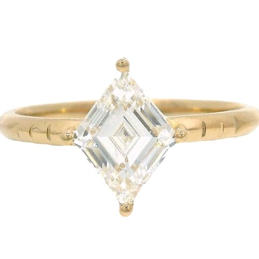 The Lena - 1.46 Ct. Lozenge Lab Diamond Ring