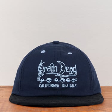 Brain Dead California Design Long Brim Hat, Navy