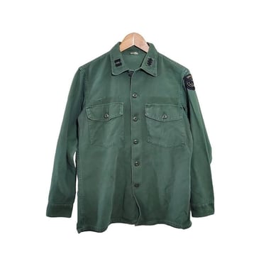 Vietnam/WWII Army Ranger Shirt 15 1/2x33 8405-781-8947 Fatigue US Punk Grunge S 