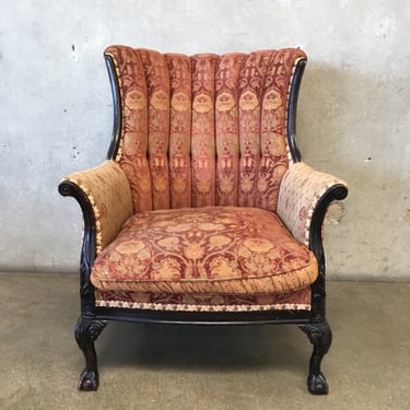 Vintage Chanel Back Wingback Chair