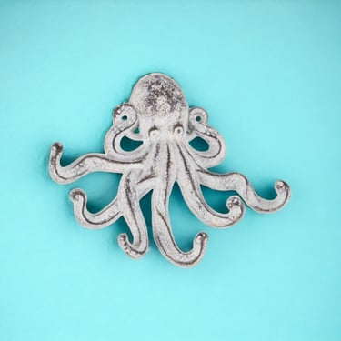 Octopus Wall Hook White
