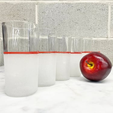 70s style drinking glasses new 4 Classic Wine Glasses, Italy 70s main image 1