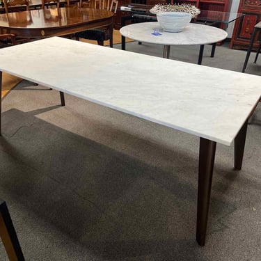 CB2 'Haper' Marble Top Dining Table
