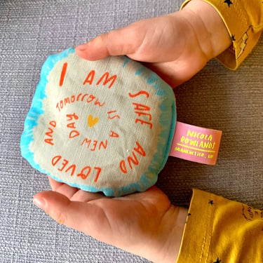 Sensory Palm Bag: I Am Safe and Loved and Tomorrow Is a New Day