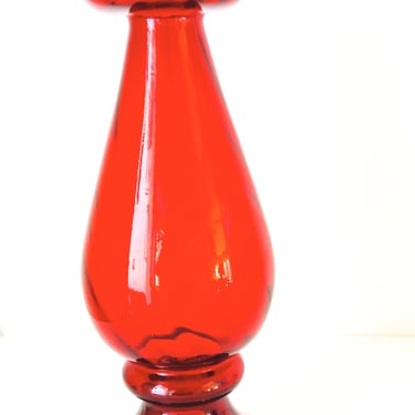 Vintage Glass Bulb Forcer, Red