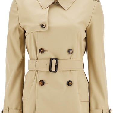 Burberry Short Trench Coat With Belt Women