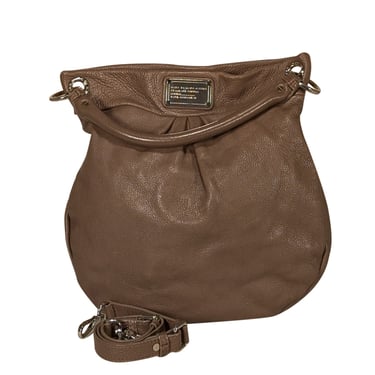 Marc Jacobs - Taupe Pebbled Leather Hobo Bag