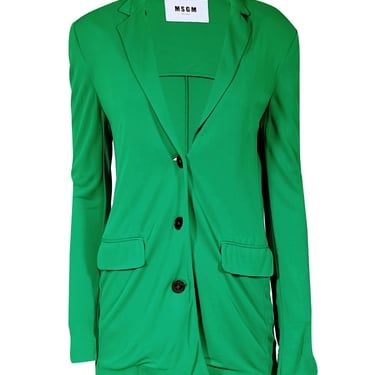 MSGM - Green Stretch Blazer Sz 8