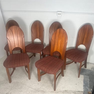 Set Of 6 Mid Century Modern Danish Teak Dining Chairs By D-Scan 