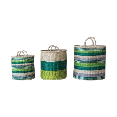 CCO Handwoven Seagrass Basket (in-store or curbside)