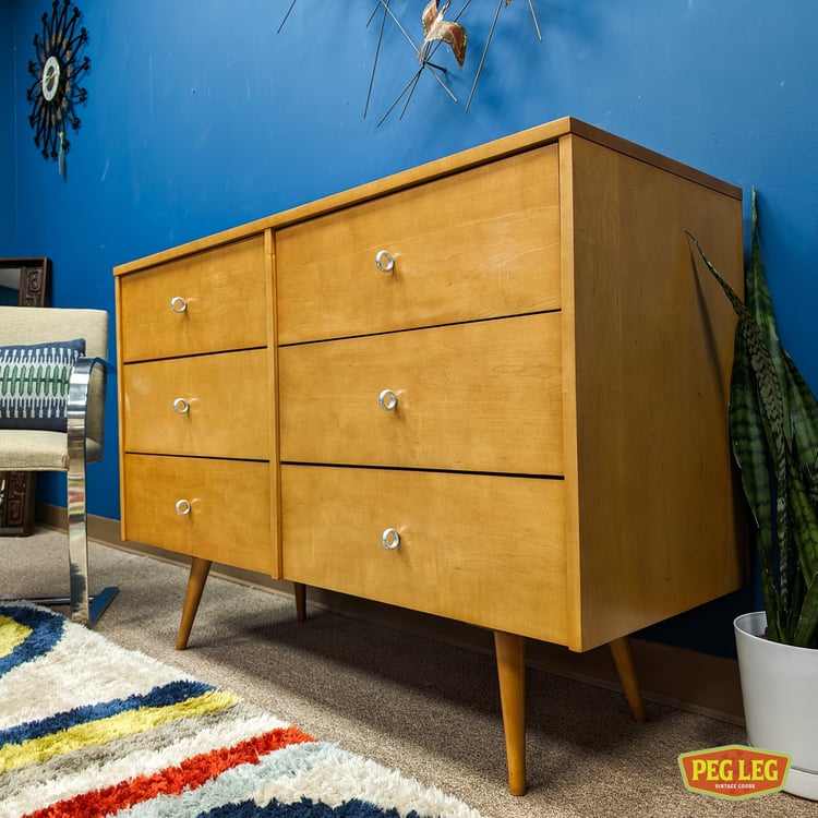 Mid-Century Modern 6-drawer dresser from the Planner Group by Paul McCobb