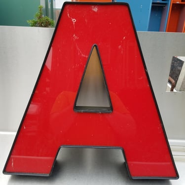 Steel LED Sign Letter 17 inches - A