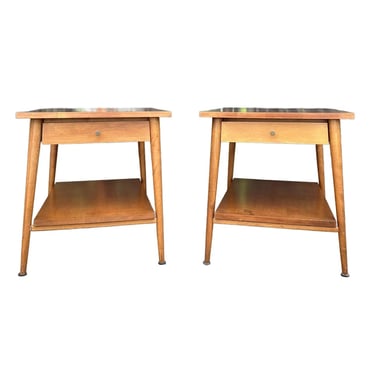 Pair of Paul McCobb Planner Group End Tables Mid-Century Modern