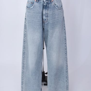 MM6 Maison Margiela Layered Wide-Leg Jeans