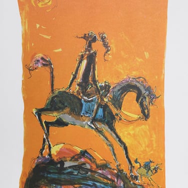 Don Quixote II by Alvin Carl Hollingsworth, Lithograph, c. 1980 