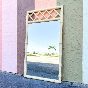 Faux Bamboo Chippendale Mirror