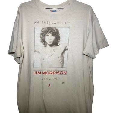 Vintage Jim Morrison &quot;An American Poet&quot; shirt