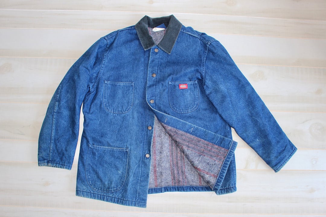 Dickies denim chore coat with best sale blanket lining