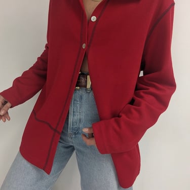 90s Cherry Cotton Cardigan