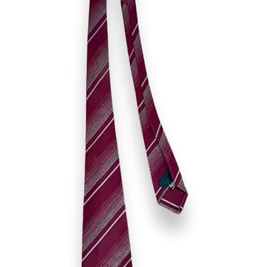 Vintage 1930s BOTANY Striped Wool Necktie ~ Art Deco / Rockabilly / Swing ~ Neck Tie / Cravat ~ 