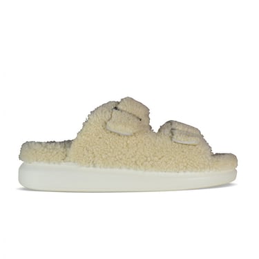 Alexander Mcqueen Men Shearling-Lined Slides