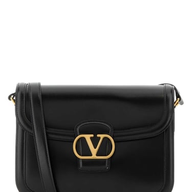 Valentino Garavani Women Black Leather 9To5 Shoulder Bag