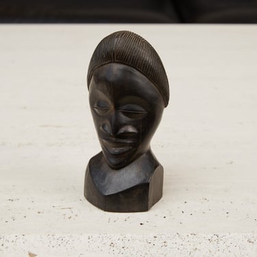 Tribal Wooden Bust 