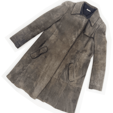 Miu Miu brown shearling coat