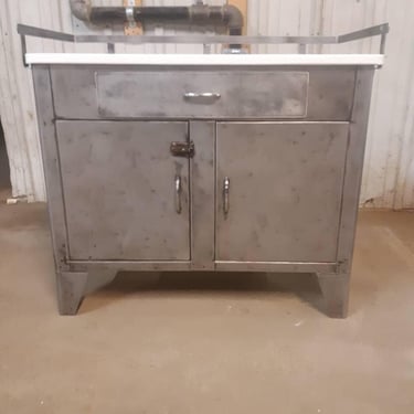 Vintage industrial stripped steel medical cabinet by the | State Street  Salvage - Chicago, IL | ATTIC
