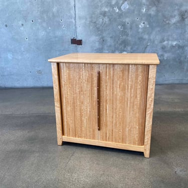 California Design Tambour Door Cabinet