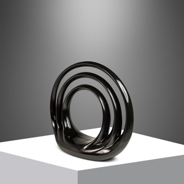 Post Modern Art Deco Sculpture in Porcelain, USA, c. 1980s 