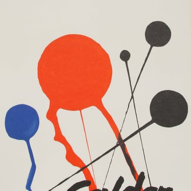 Alexander Calder, Calder Exhibition at Galerie Maeght (Fleches), Lithograph Poster 
