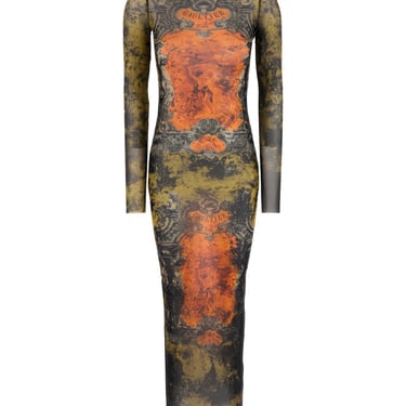 Jean Paul Gaultier Women Printed Tulle Dress