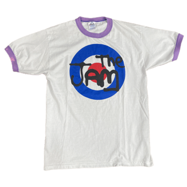 Vintage The Jam "Bullseye Logo" Ringer T-Shirt