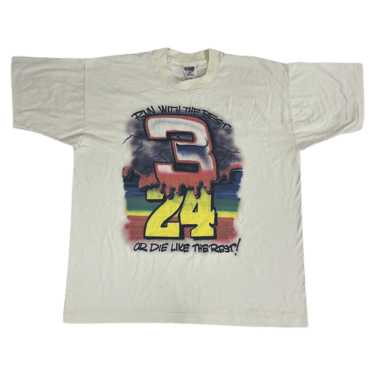 Vintage Dale Earnhardt Jeff Gordon &quot;Run With The Best&quot; T-Shirt