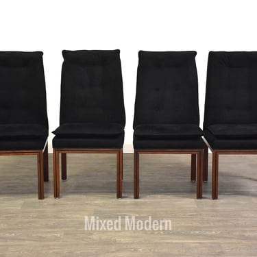 John Stuart Walnut Dining Chairs - Set of 4 