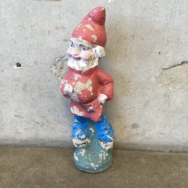 Vintage Cement Gnome