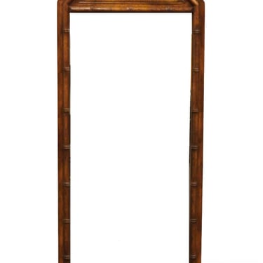 AMERICAN OF MARTINSVILLE Asian Chinoiserie Faux Bamboo 20" Dresser / Wall Mirror 2295-251 