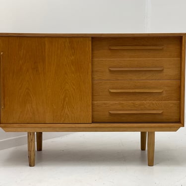 Free Shipping Within Continental US - Vintage Danish Modern Credenza Cabinet Storage 