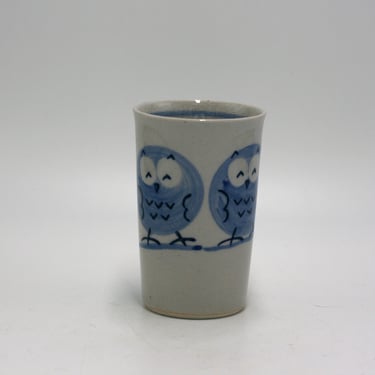 vintage Teavana stoneware owl tea mug 