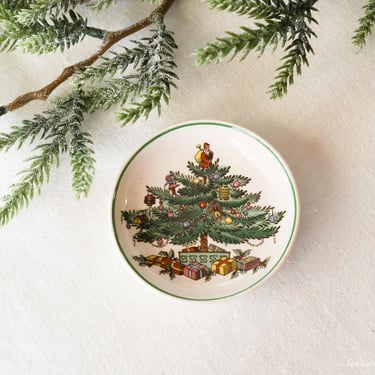 Spode Christmas Tree Butter Pat 