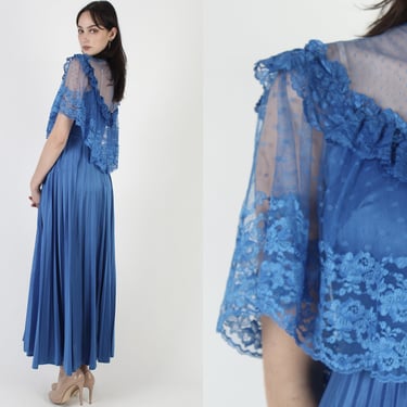 Long Grecian Goddess Disco Dress / Vintage 70s Chiffon | American Archive -  San Diego, CA