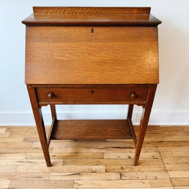 Oak Secretary Desk